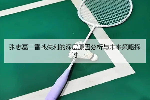 张志磊二番战失利的深层原因分析与未来策略探讨